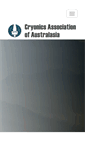 Mobile Screenshot of cryonics.org.au